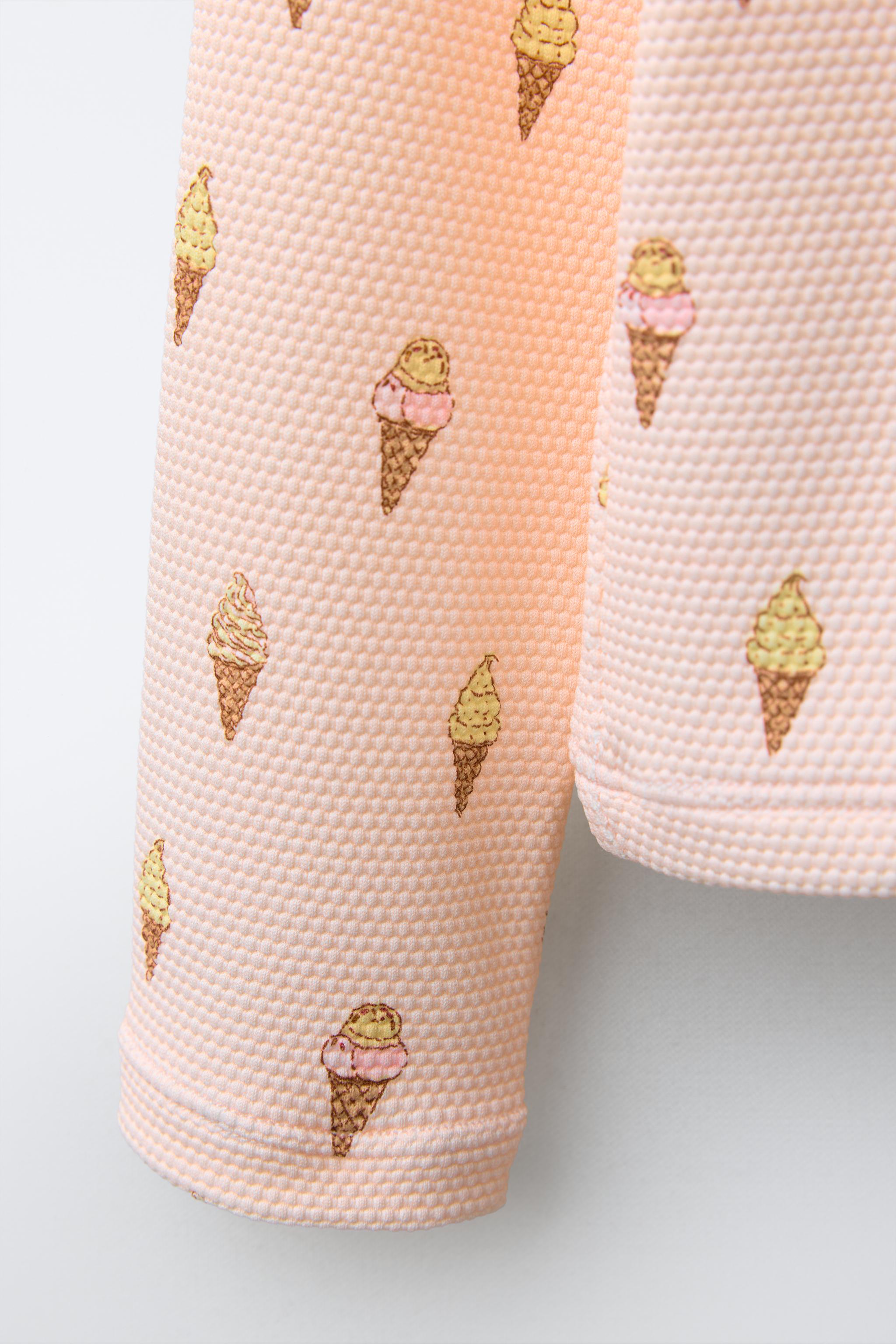 1-6 YEARS/ ICE CREAM PRINT RASH GUARD